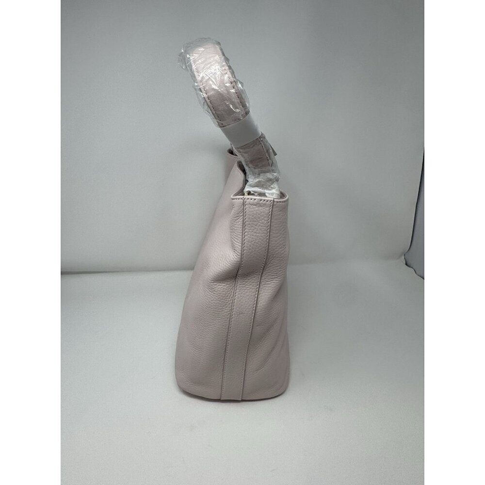 Isaac Mizrahi Live! Bridgehampton Leather Bucket Bag Purse Pink - Picture 3 of 15